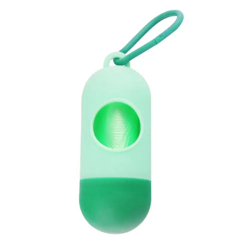 Pooper Scooper Dog Garbage Bags Portable Waste Bags Cat Poop Pick Up Extractive Clean-up Pet Outside Walk Hanging On The Leash