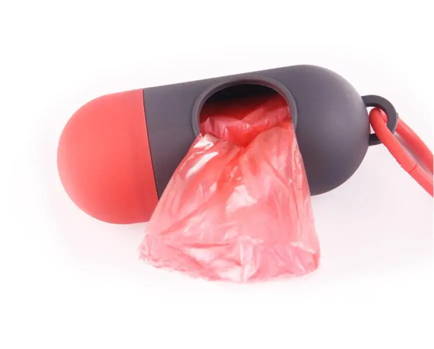 Pooper Scooper Dog Garbage Bags Portable Waste Bags Cat Poop Pick Up Extractive Clean-up Pet Outside Walk Hanging On The Leash