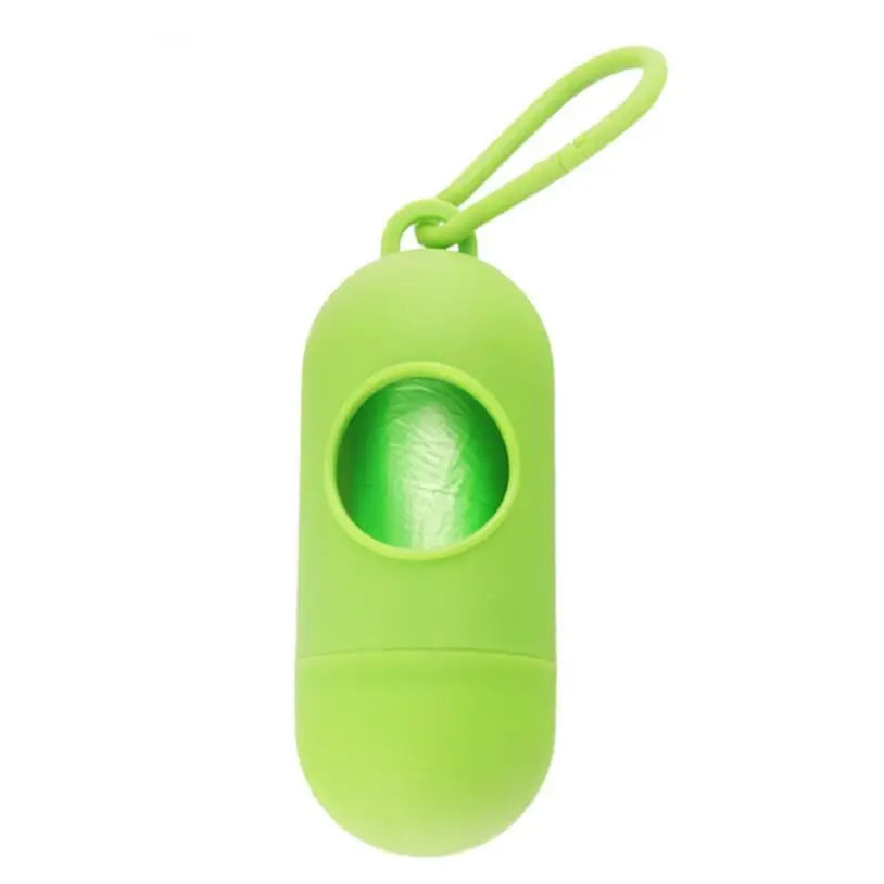 Pooper Scooper Dog Garbage Bags Portable Waste Bags Cat Poop Pick Up Extractive Clean-up Pet Outside Walk Hanging On The Leash