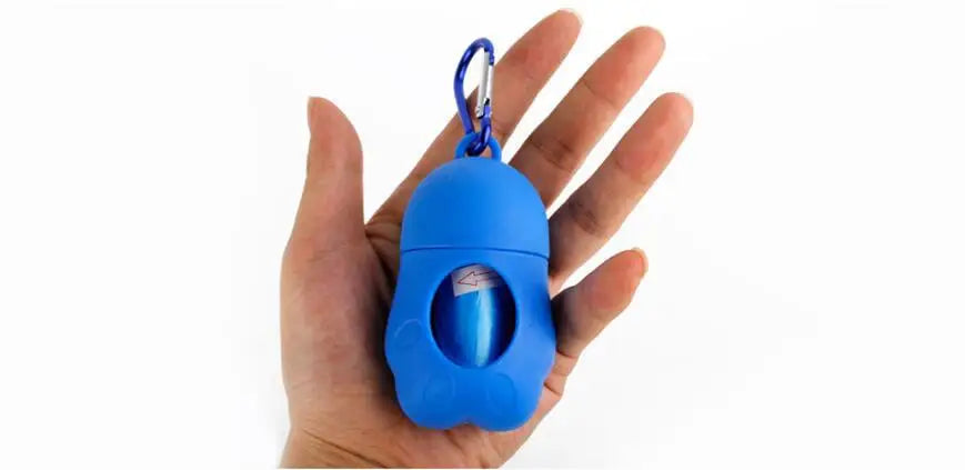 Pooper Scooper Dog Garbage Bags Portable Waste Bags Cat Poop Pick Up Extractive Clean-up Pet Outside Walk Hanging On The Leash
