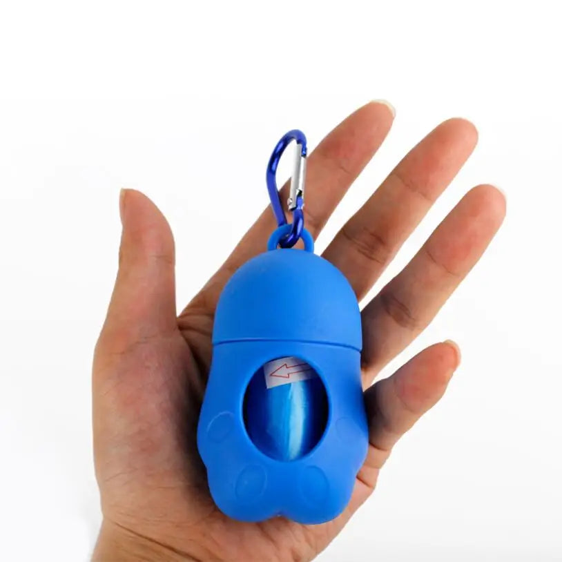 Pooper Scooper Dog Garbage Bags Portable Waste Bags Cat Poop Pick Up Extractive Clean-up Pet Outside Walk Hanging On The Leash