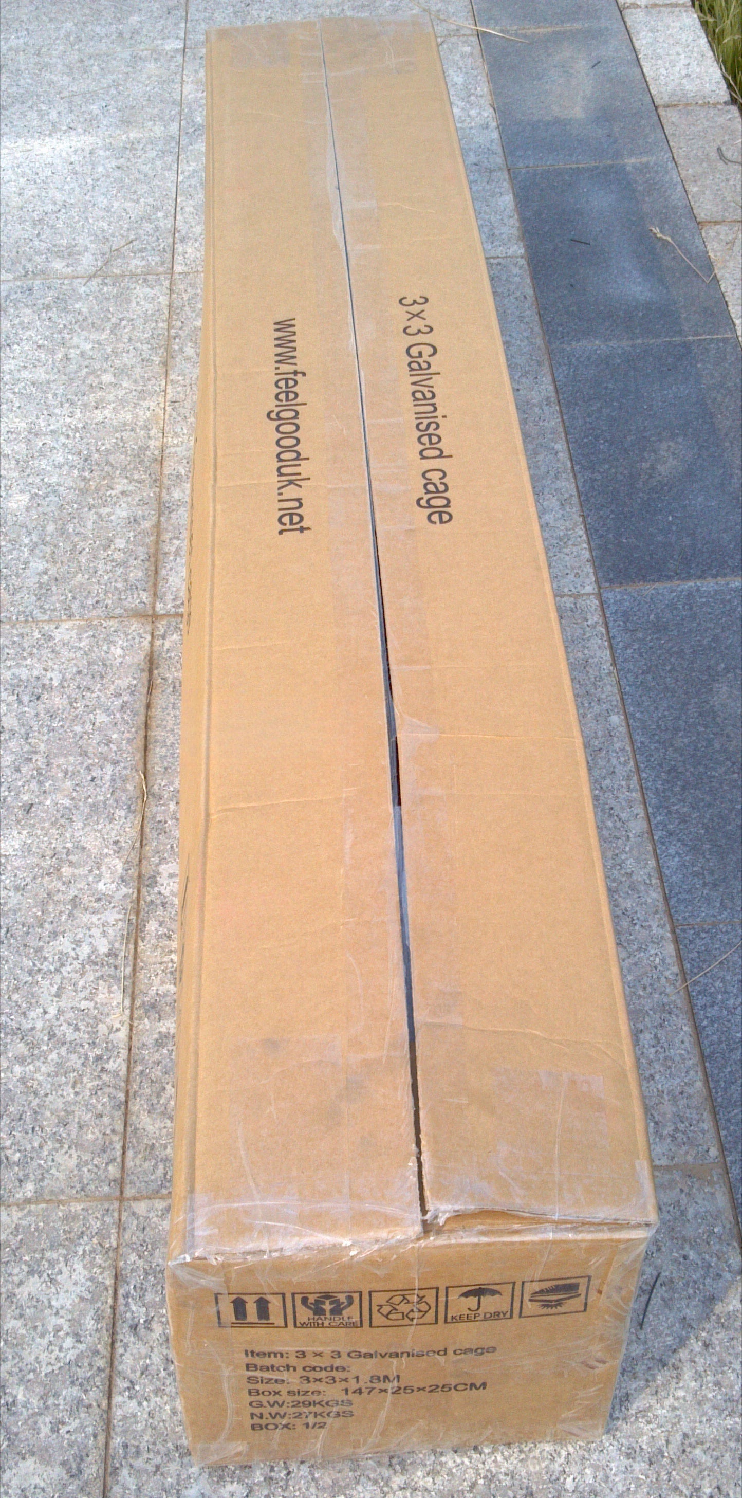 Metal Dog Crate 10 * 6ft Galvanised Dog Leash Ring Dog Crate Safe and Secure