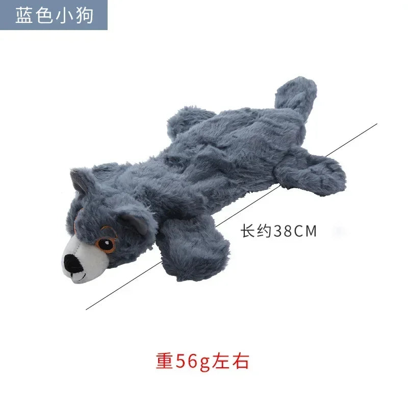 Plush fur shell dog toy Bite resistant vocal pet products Grinding teeth cleaning educational doll