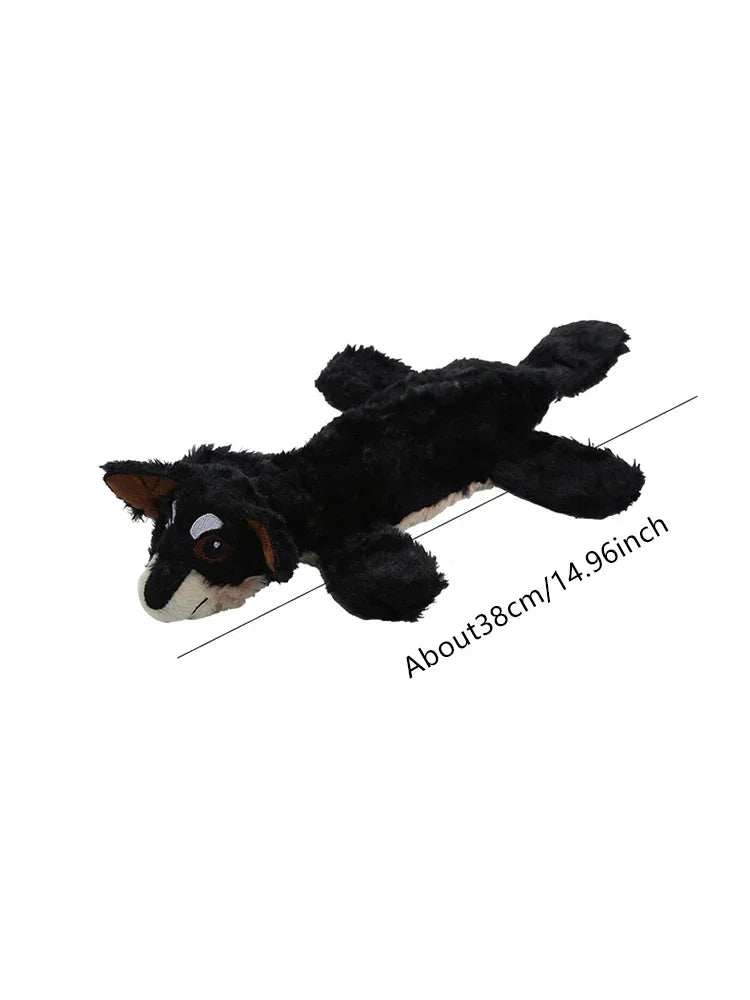 Plush fur shell dog toy Bite resistant vocal pet products Grinding teeth cleaning educational doll
